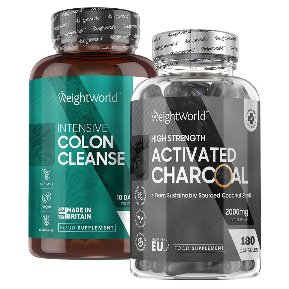 Charbon Actif + Colon Cleanse - Pack Detox - WeightWorld