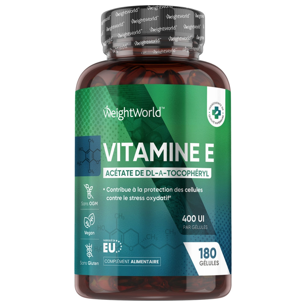 Vitamine E en capsules 400 UI | Protection antioxydante
