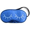 masque pour dormir bleu clair avec des yeux fermés masque pour dormir bleu clair avec des yeux fermés
