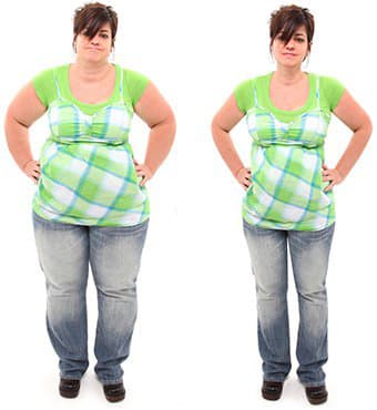 femme brune en jean montrant son evolution de poids avant et apres femme brune en jean montrant son evolution de poids avant et apres