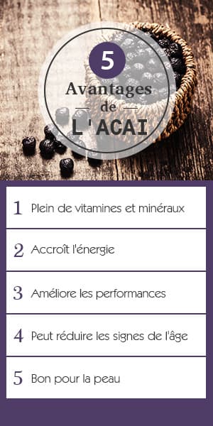 infographie 5 avantages de l'acai pour la santé de l'homme infographie 5 avantages de l'acai pour la santé de l'homme