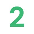 nombre numero 2 ecrit en vert sur un fond blanc - weightworld nombre numero 2 ecrit en vert sur un fond blanc - weightworldt