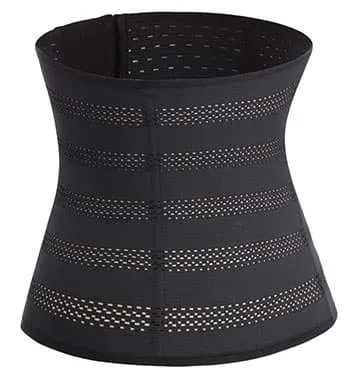 corset minceur en tissu noir pour homme et femme par weightworld