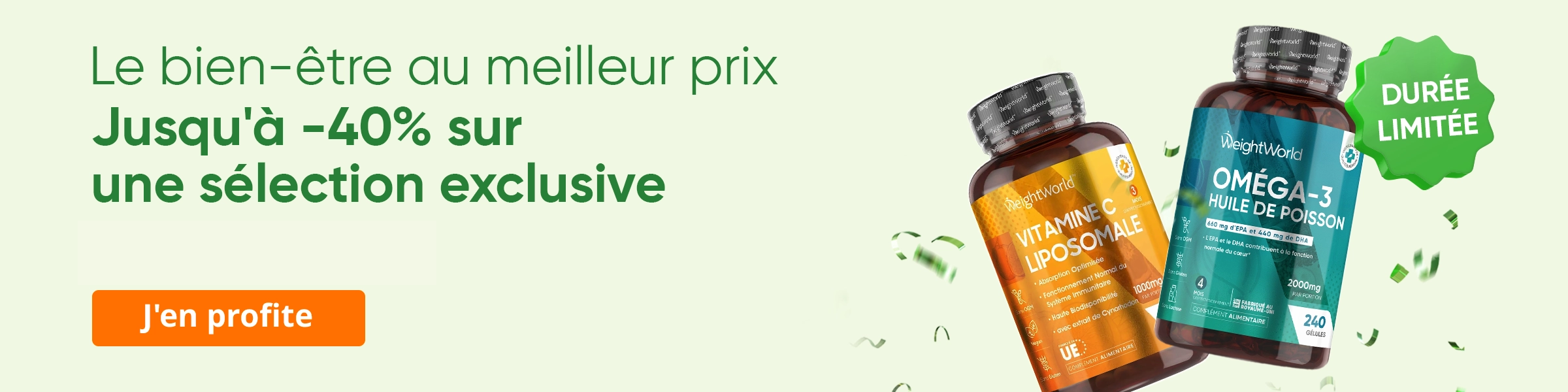 Jusqu'à -40% sur notre sélection