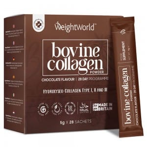 Chocolat Bovin en poudre saveur chocolat – Cure anti-âge de 28 jours – 28 sachet de 5g