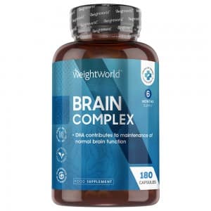 Brain Complex - Complément Naturel pour la Performance Mentale avec Vitamines - 60 Gélules Brain Complex - Complément Naturel pour la Performance Mentale avec Vitamines - 60 Gélules