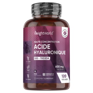 Gélules d’Acide hyaluronique de 600 mg