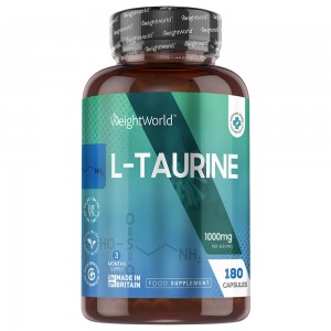 Taurine en Gélules pour stimuler les performances physiques et mentales | 180 Gélules