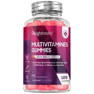 Gummies Multivitaminés saveur fraise