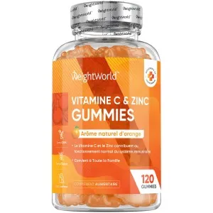 Vitamine C + Zinc en Gummies