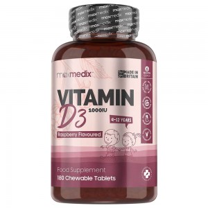 Vitamine D3 pour enfants en comprimés à croquer | complément alimentaire pour prendre soin des os & articulations et stimuler naturellement l’immunité Vitamine D3 pour enfants en comprimés à croquer | complément alimentaire pour prendre soin des os & articulations et stimuler naturellement l’immunité