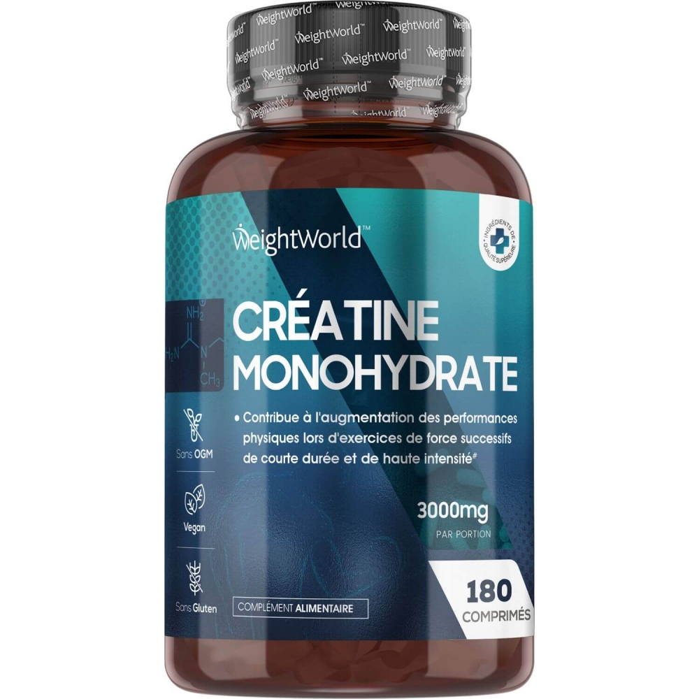 Créatine Monohydrate Gain Musculaire WeightWorld