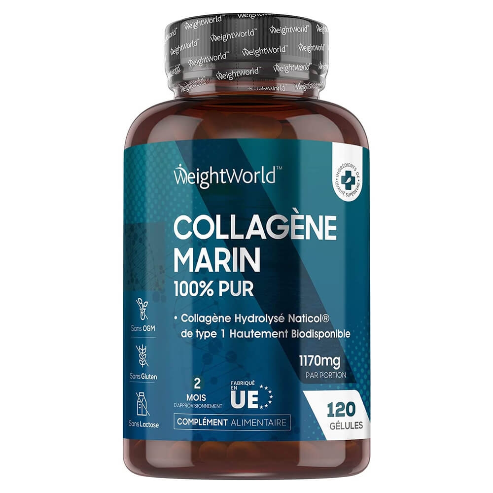 Collagène Marin Pur 1170 mg Soin Antiâge WeightWorld