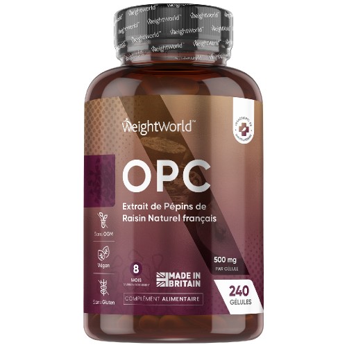 Extrait de Pépins de Raisin Français OPC 500mg