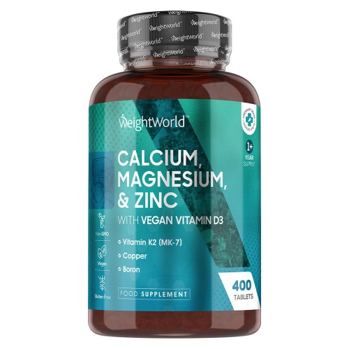 Calcium, Magnésium et Zinc + Vitamine D3 Bienêtre Weighworld