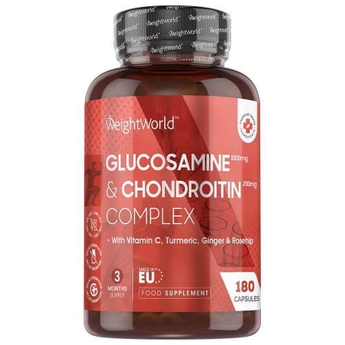 Glucosamine & Chondroïtine - Santé des Articulations - 180 gélules