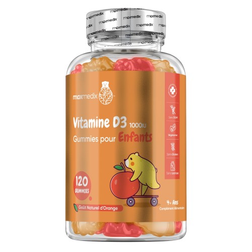 Gummies de Vitamine D3 pour Enfants