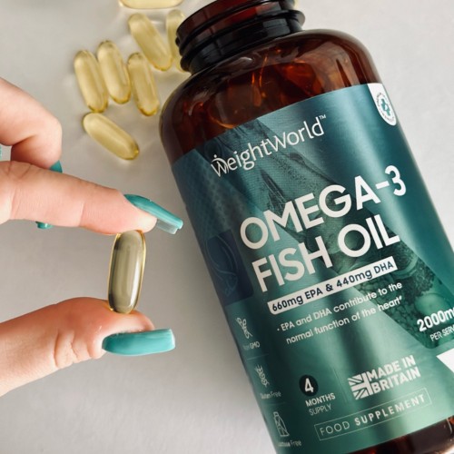 Omega 3 Huile de poissons sauvages à haute teneur en DHA et EPA