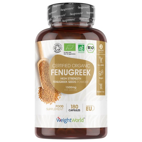 boite de fenugrec pur en gélule par weightworld - complement vegetarien