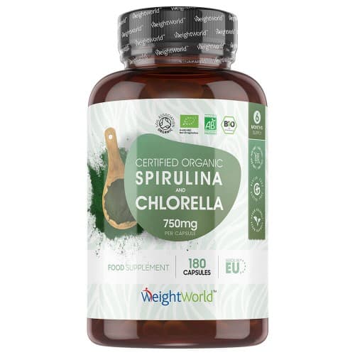 Spiruline et Chlorella Bio l Source de vitamines et protéines l WeightWorld