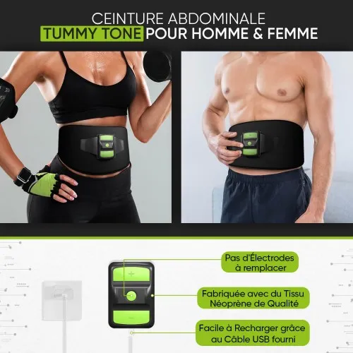 WONDER ABS PLUS - CEINTURE D'ELECTROSTIMULATION (+PATCHS), apenas 48.90  EUR. Livraison GRATUITE 24/48H. Achète-le maintenant!