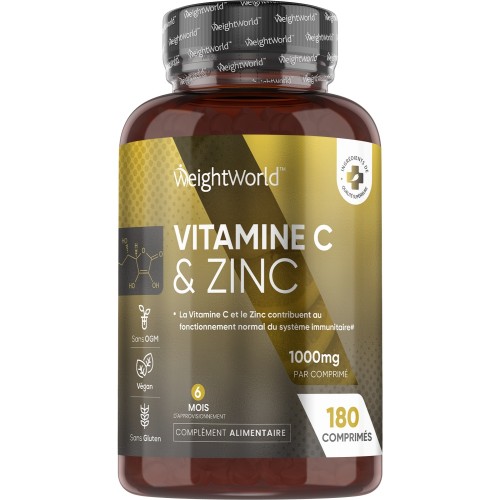 Vitamine C et Zinc en Comprimés