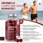 Gummies pour la perte de poids avec acide acétique nutritif (5%)