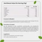 Informations nutritionnelle du Haritaki Bio en poudre