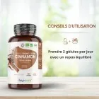 Conseils d’utilisation de la Cannelle de Ceylan Bio en gélules