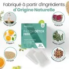Detox patch aux ingrédients naturels