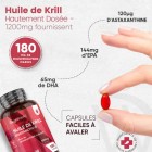 Huile de Krill oméga-3 100% pure et naturelle