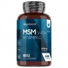 MSM avec Vitamine C en comprimés – Complément alimentaire naturel pour les articulations  