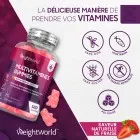 Gummies vitamines sans gluten, ogm ou additifs