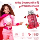 Bonbons gélifiés oméga 3-6-9 saveur fraise et framboise