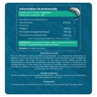 Informations nutritionnelles de l’huile de poisson sauvage en gélules.