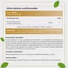 Informations nutritionnelles du gingembre bio en gélules