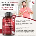 Levure de riz rouge avec monacoline K, Thiamine et coenzyme Q10 pour le coeur