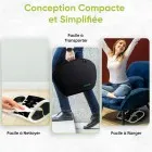 Dispositif léger et pratique pour améliorer la circulation sanguine aux jambes