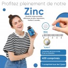 Zinc en comprimés 8mm faciles à avaler