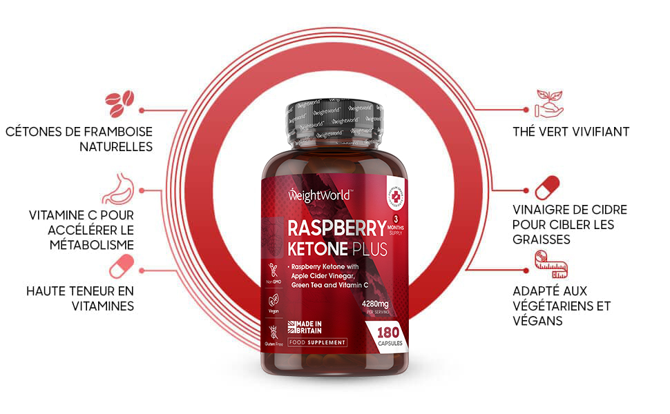 Raspberry Ketone Plus Complexe de cétone de framboise WeightWorld