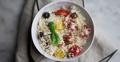 couscous au chou-fleur méditerranéen