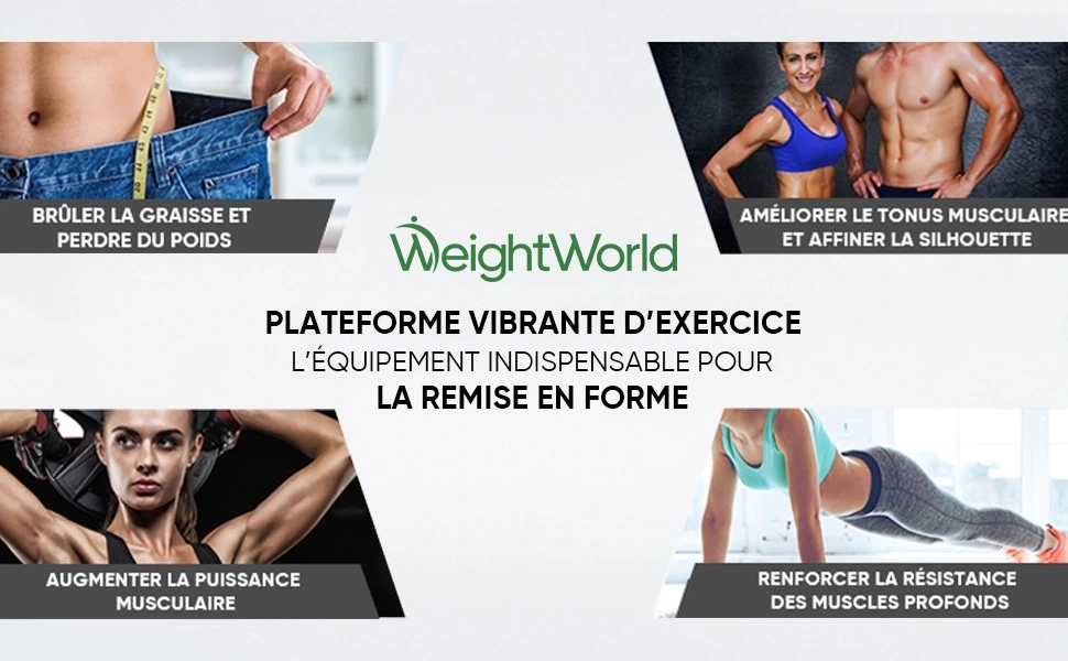 Plateforme vibrante pour la remise en forme à domicile