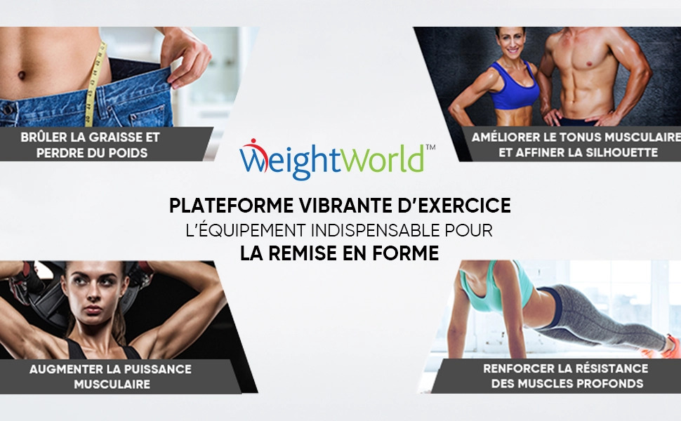 Plateforme vibrante pour la remise en forme à domicile