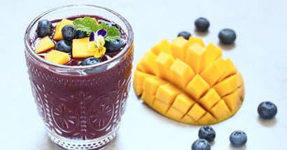 Smoothie énergisant au guarana