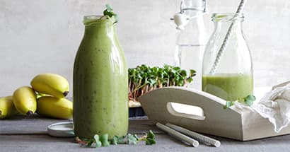Smoothie vert à la spiruline