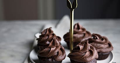 Petit gâteau végan au chocolat