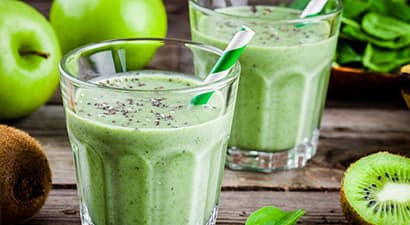 Smoothie vert purifiant