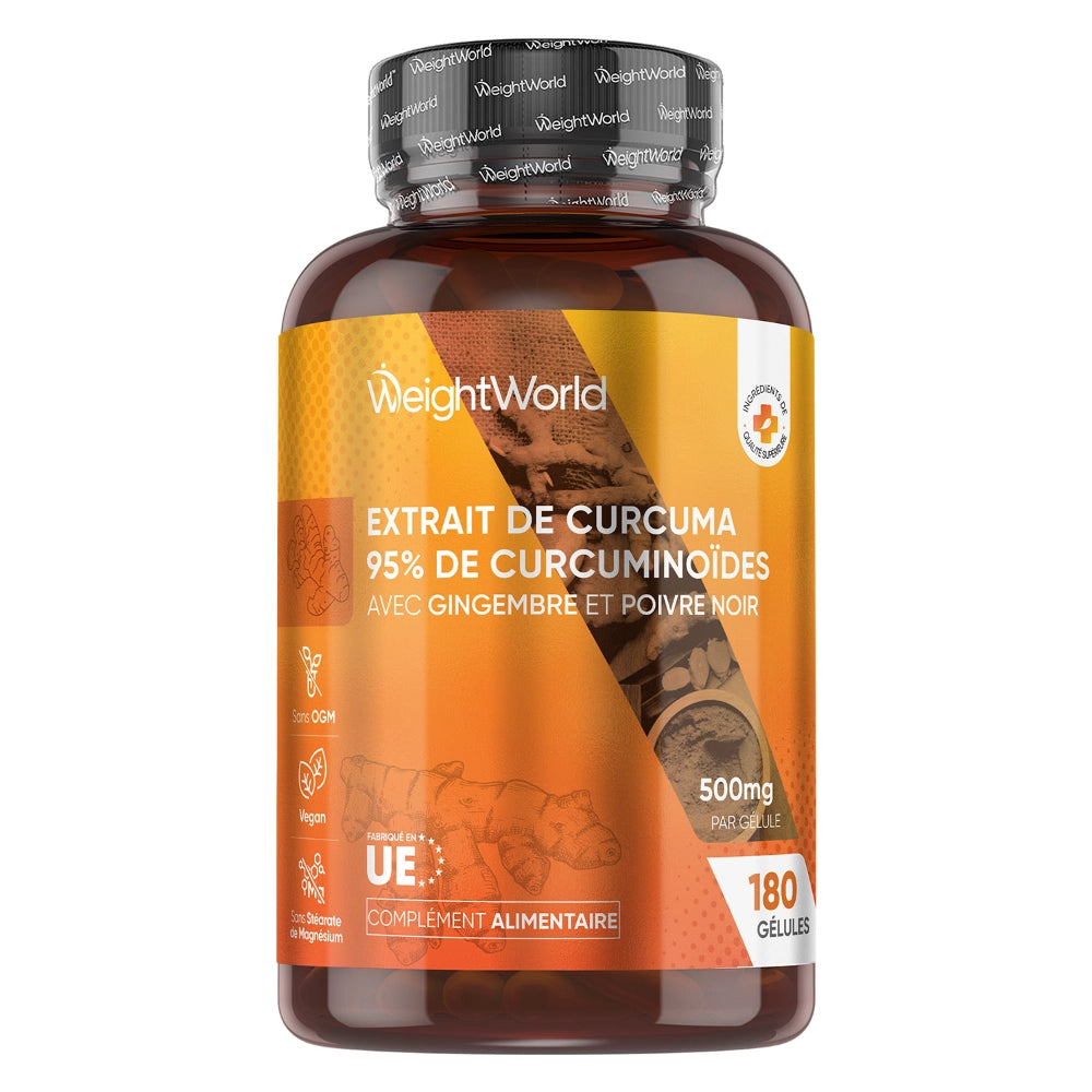 Curcumine avec Gingembre & Poivre Noir — WeightWorld