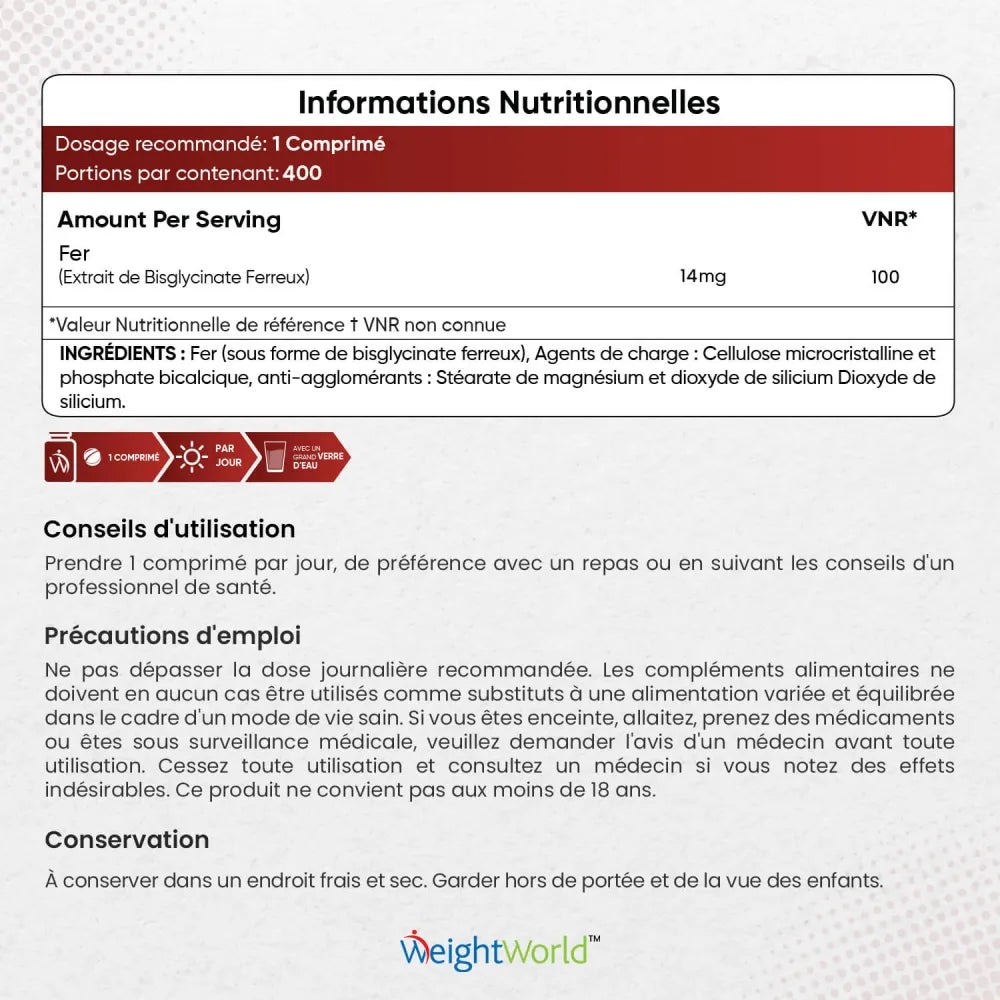 Informations nutritionnelles