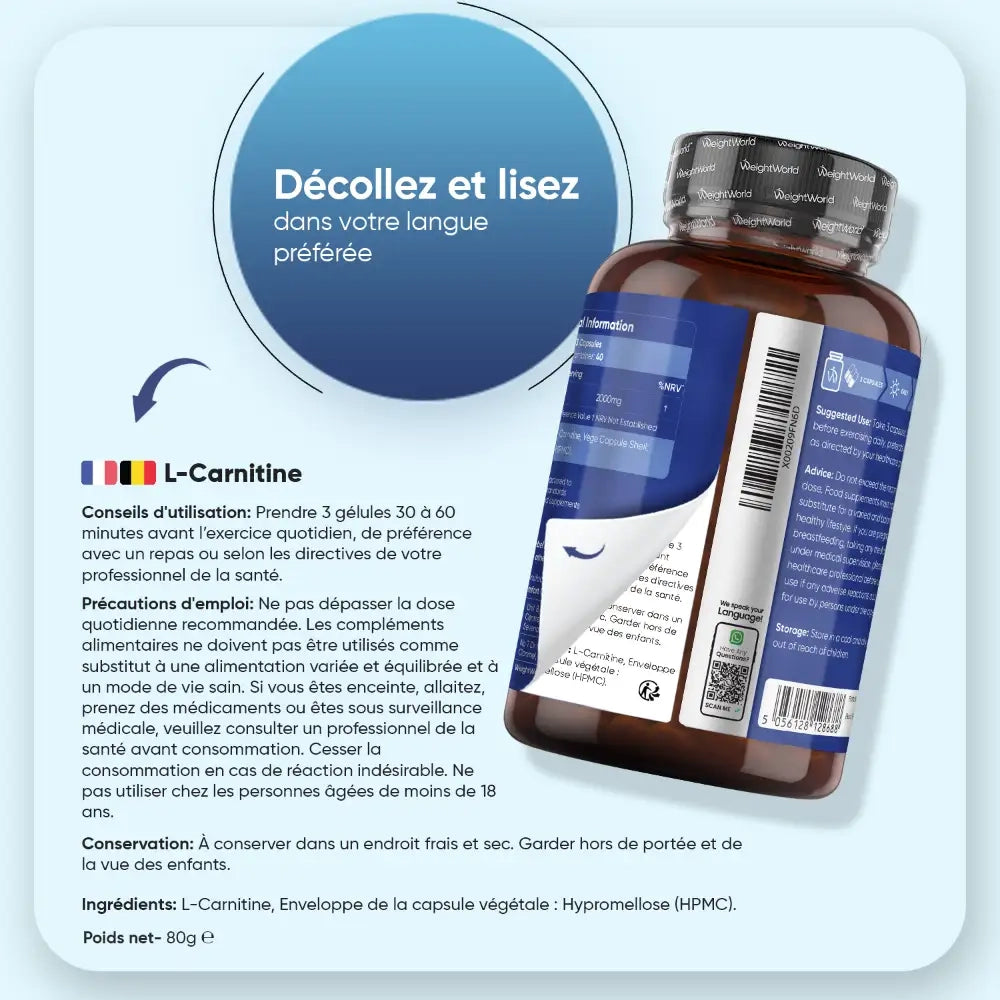 L-Carnitine 2000mg - Soutien mtabolique l'chelle cellulaire L-Carnitine 2000mg - Soutien mtabolique l'chelle cellulaire